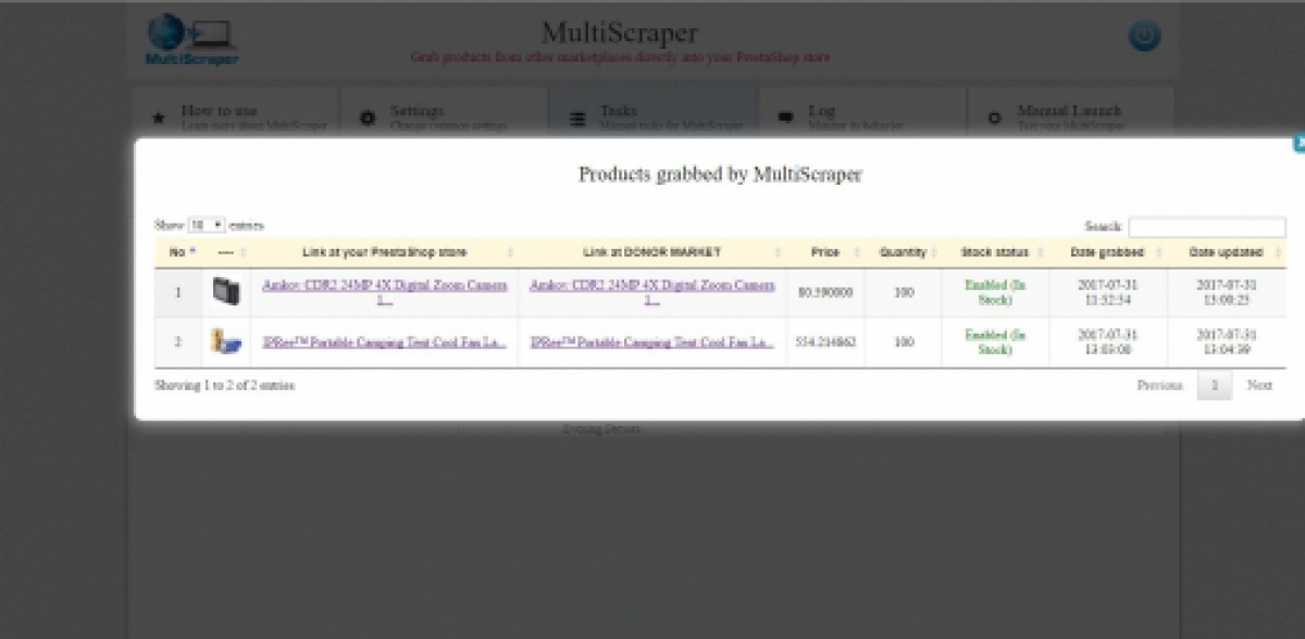 MultiScraper