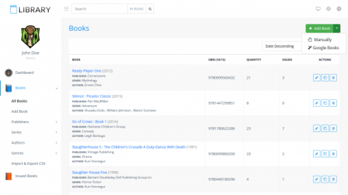 Library CMS