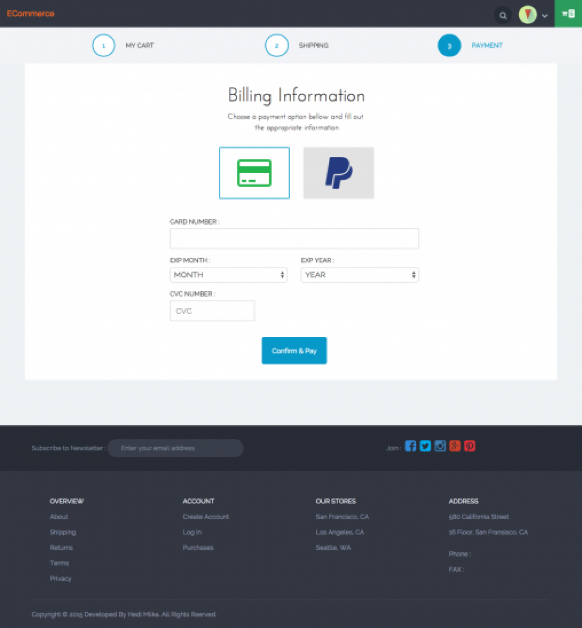 Online Store CMS