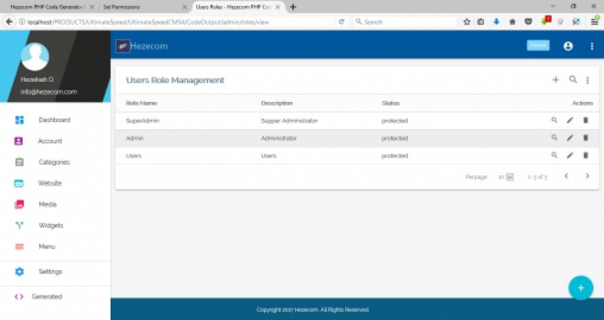 Hezecom CMS
