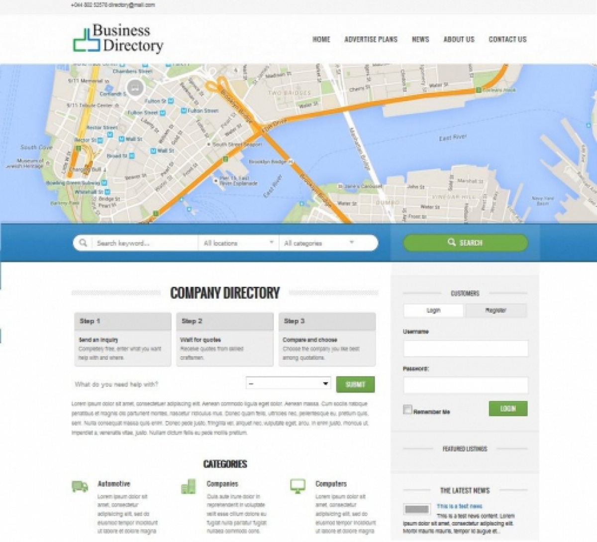 Business Directory PHP Script